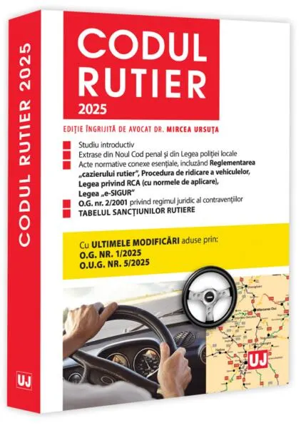 Coperta cărții Codul rutier 2025