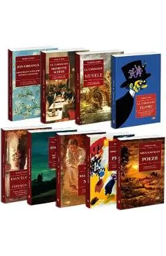 Coperta cărții Pachet 9 carti: Marii clasici - Ion Creanga, I.L. Caragiale, Mihai Eminescu, Ioan Slavici
