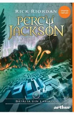 Coperta cărții Batalia din labirint. Seria Percy Jackson si Olimpienii Vol.4