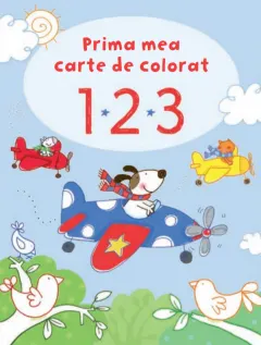 Coperta cărții 1 2 3. Prima mea carte de colorat