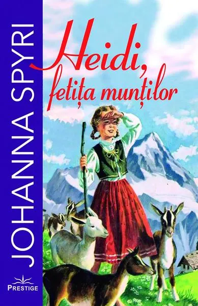 Coperta cărții Heidi, fetița munților