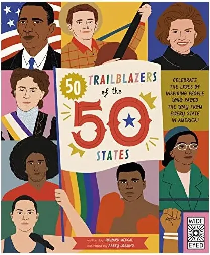 Coperta cărții 50 Trailblazers of the 50 States