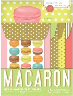 Coperta cărții Macaron Mix and Match Stationery, Chronicle Books Staff