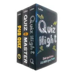 Coperta cărții Collins Quiz Puzzles 3 Books Collection Set Pack (Collins Quiz Night, Collins Quiz Master & Collins Pub Quiz)