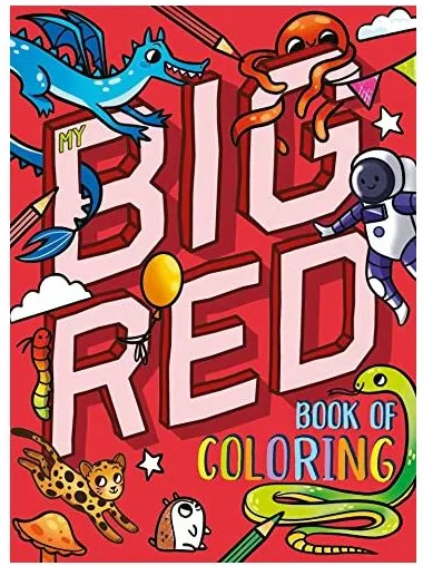 Coperta cărții My Big Red Book of Coloring