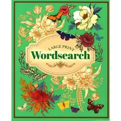 Coperta cărții Large Print Wordsearch (Butterflies)