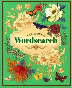 Coperta cărții Large Print Wordsearch (Butterflies)