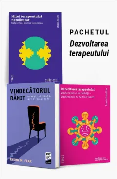 Coperta cărții Pachet Dezvoltarea terapeutului. Mitul terapeutului netulburat/Vindecătorul rănit/Dezvoltarea terapeutului - Marie Adams
