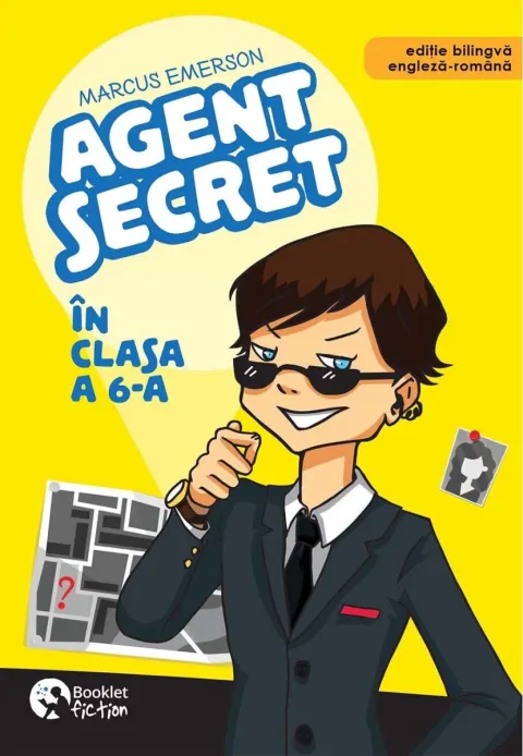 Coperta cărții Agent secret în clasa a 6-a