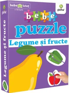 Coperta cărții Bebe Puzzle. Legume si fructe