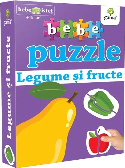 Coperta cărții Bebe Puzzle. Legume si fructe