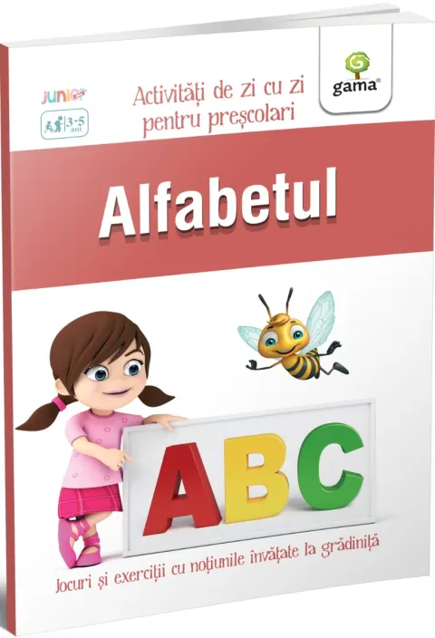 Coperta cărții Alfabetul. Activitati de zi cu zi pentru prescolari