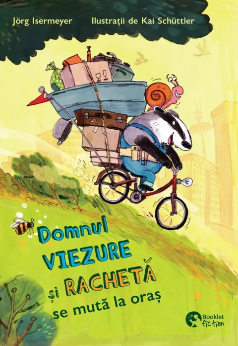 Coperta cărții Domnul Viezure și Rachetă se mută la oraș