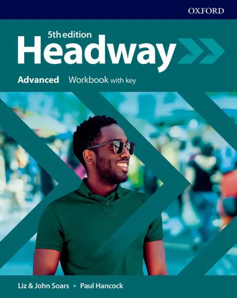 Coperta cărții Headway 5E Advanced Workbook with Key