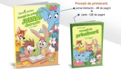 Coperta cărții Povesti de primavara. Lecturi distractive pentru clasa I si Jurnal distractiv