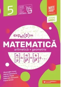 Coperta cărții Matematica. Aritmetica, geometrie. Clasa a V-a. Mate 2000 - Standard