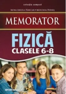 Coperta cărții Memorator de fizica pentru clasele VI-VIII