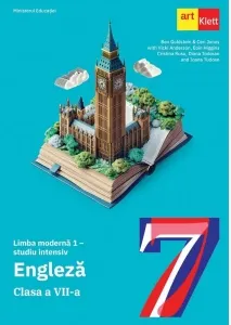Coperta cărții Limba moderna 1 - studiu intensiv - engleza. Manual pentru clasa a VII-a