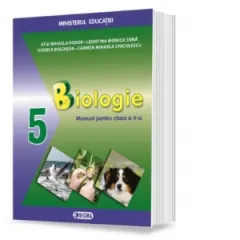 Coperta cărții Biologie. Manual pentru clasa a V-a