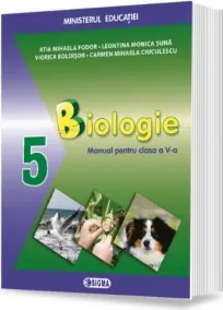 Coperta cărții Biologie. Manual pentru clasa a V-a