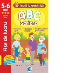 Coperta cărții ABC. Scriere: 5-6 ani, grupa mare. lnvat la gradinita (fise de lucru)