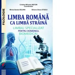 Coperta cărții Limba romana ca limba straina. Limbaj specializat pentru domeniul biomedical