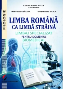 Coperta cărții Limba romana ca limba straina. Limbaj specializat pentru domeniul biomedical