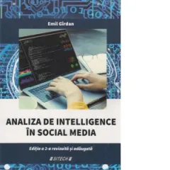Coperta cărții Analiza de intelligence in social media. Editia a II-a, revizuita si adaugita