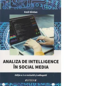 Coperta cărții Analiza de intelligence in social media. Editia a II-a, revizuita si adaugita