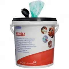 Coperta cărții Lavete umede, Kimberly-Clark, Wypall, cu galeata, 90 portii/set