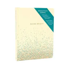 Coperta cărții Shine Bright Productivity Journal, Cream