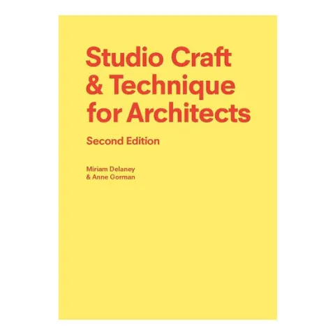 Coperta cărții Studio craft & technique for architects