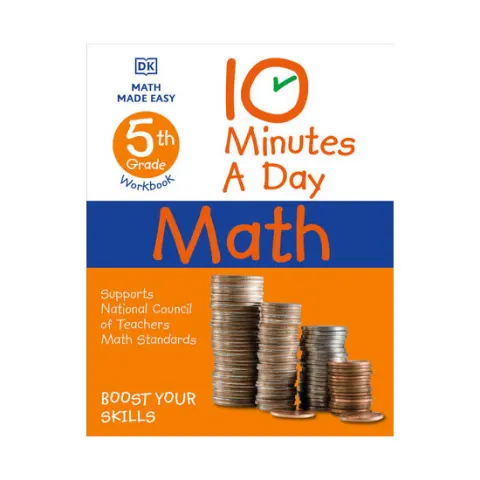 Coperta cărții 10 Minutes a Day Math, 5th Grade