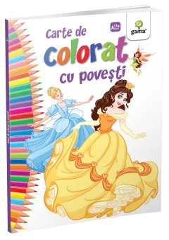 Coperta cărții Carte de colorat cu povesti