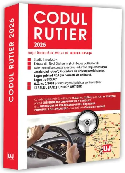 Coperta cărții Codul rutier 2026