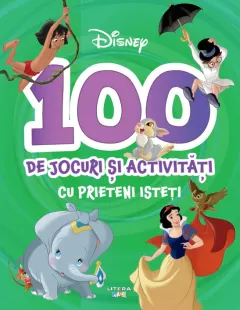 Coperta cărții Disney. 100 de jocuri si activitati cu prieteni isteti