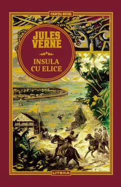 Coperta cărții Insula cu elice. Volumul 14. Biblioteca Jules Verne