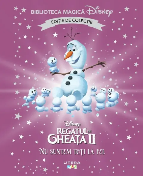 Coperta cărții Regatul de gheata II. Nu suntem toti la fel. Disney. Biblioteca magica. Editie de colectie