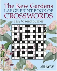 Coperta cărții Kew gardens large print book of crosswords.