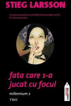 Coperta cărții Fata care s-a jucat cu focul. Seria Millennium Vol.2