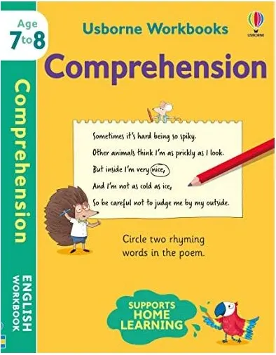 Coperta cărții Usborne Workbooks Comprehension 7-8