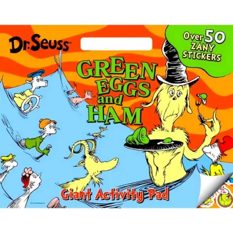 Coperta cărții Dr Seuss:Green Eggs & Ham Activity Pad