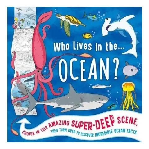 Coperta cărții Ocean (Giant Colouring Frieze)