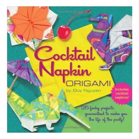 Coperta cărții Cocktail napkin origami, Duy Nguyen
