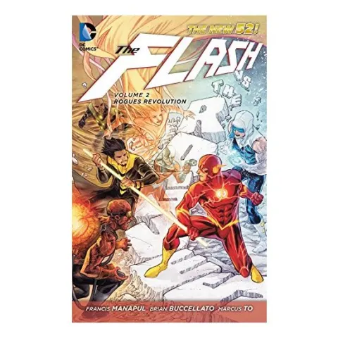 Coperta cărții The Flash Vol. 2: Rogues Revolution (The New 52), Francis Manapul, Brian Buccellato