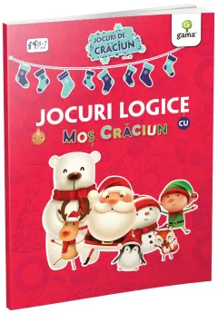 Coperta cărții Jocuri logice cu Moș Crăciun