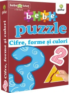 Coperta cărții Bebe Puzzle. Cifre, forme si culori