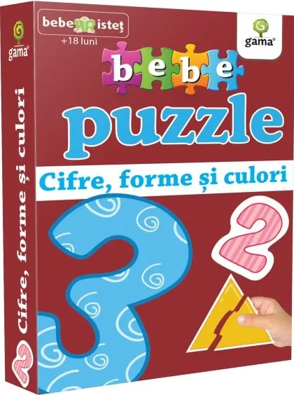 Coperta cărții Bebe Puzzle. Cifre, forme si culori