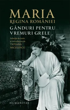 Coperta cărții Gânduri pentru vremuri grele. Cu 32 de cărți poștale din colecția Virgil Ierunca