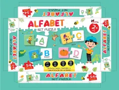 Coperta cărții Alfabet. Puzzle - 54 piese